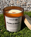 Florida en Bloom - Wooden Wick - 100% Coconut Soy Wax Candle - 11.5 oz