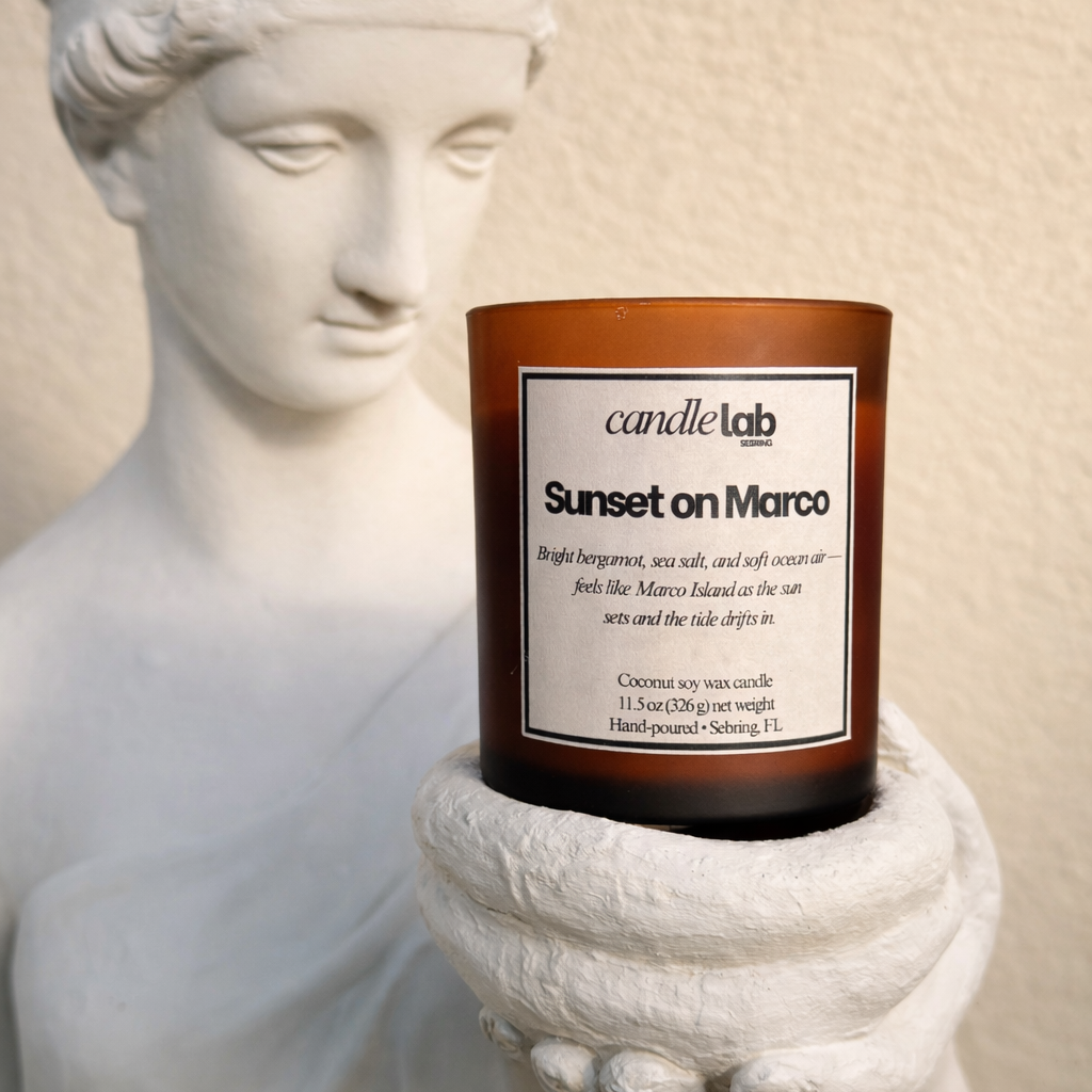Sunset on Marco - Wooden Wick - 100% Coconut Soy Wax Candle - 11.5 oz